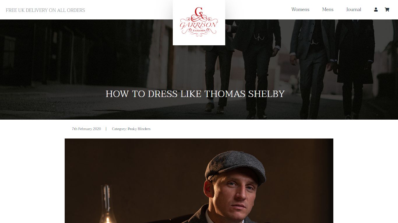 How to dress like Thomas Shelby - Garrison Tailors